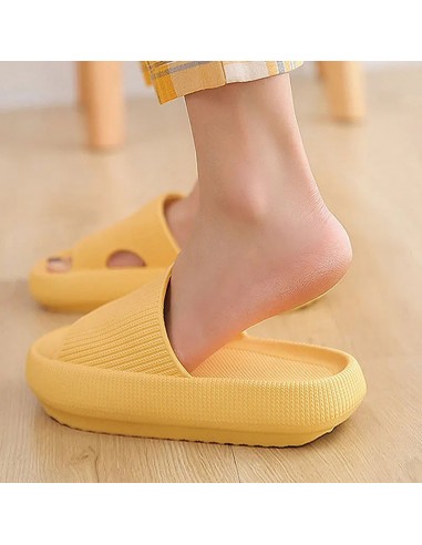 4CM Man Platform Slippers Summer Beach Eva Soft Sole Sandals Leisure Indoor Bathroom Anti Slip Shoes 