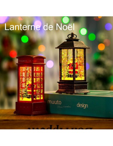 🌲Lanterne à Vent du Père Noël 