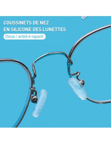 Ensemble de Coussinets de Nez en Silicone des Lunettes 