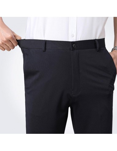 Pantalon classique à haute extensibilité pour hommes 