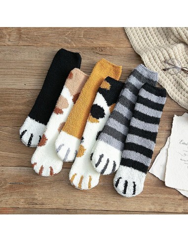 Chaussettes de Plancher Mignonnes de Griffe de Chat 