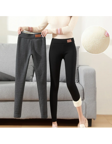 Pantalon en cachemire thermique à la mode pour femme 