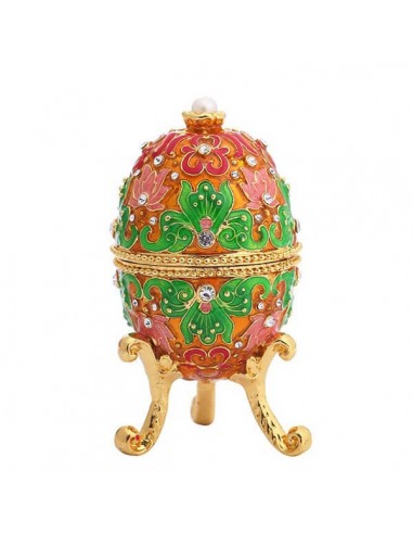 ŒUF DE FABERGÉ ÉCLAT DE TOPAZE IMITATION 