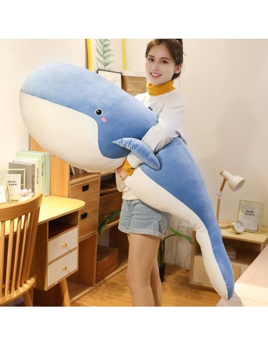 Peluche Baleine Géante Kawaii en Coton 