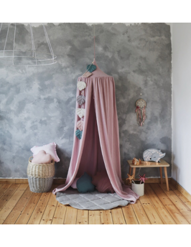 CIEL DE LIT BÉBÉ ROSE | PrettyPink™ 