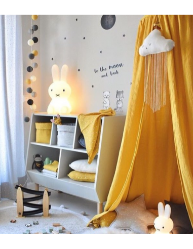 CIEL DE LIT BÉBÉ JAUNE | SunnyYellow™ 