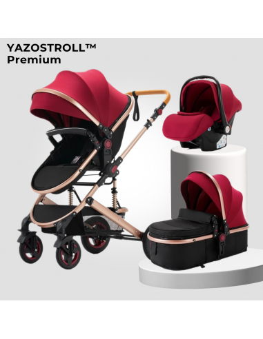 YazoStroll™ | Poussette 3 en 1 pour bébé 