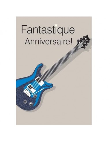 Carte anniversaire Guitare 