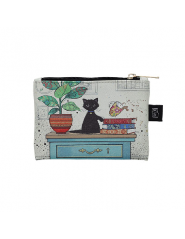 Trousse carrée KIUB chaton sur bureau 