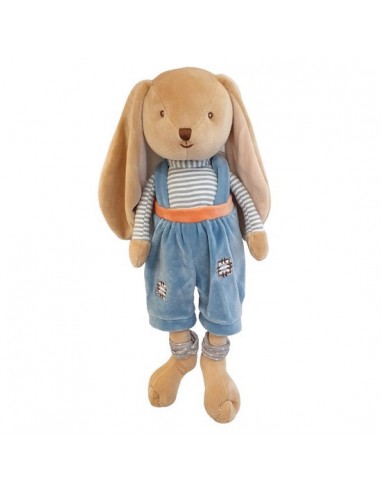 Peluche lapin Bunny brother - Pantalon bleu 