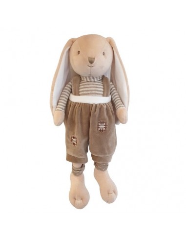 Peluche lapin Bunny brother - Pantalon beige 