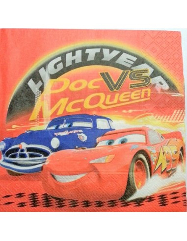 Serviette papier décor Cars 