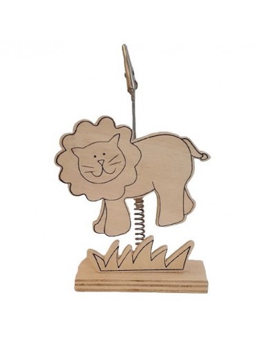 Lion en bois à décorer 