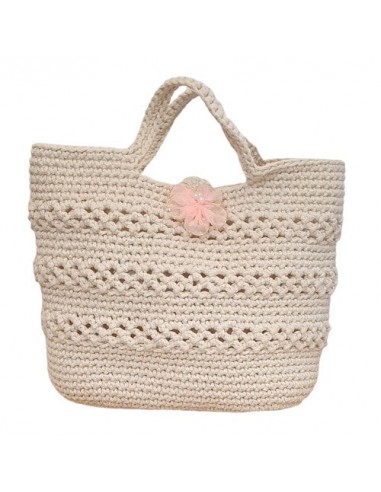 Petit sac au crochet écru - Fait-main 