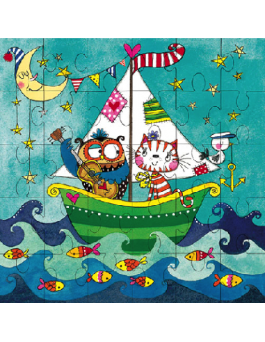 Carte Puzzle Rachel Ellen Designs  - 25 pièces 