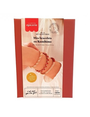 Kit Mes bracelets KUMIHIMO - La Petite Epicerie 