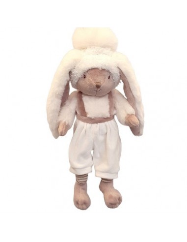 Peluche lapin blanc Sammy - Barbara Bukowski 