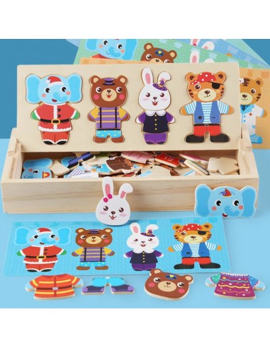 Puzzle en Bois pour Enfants 