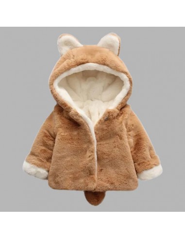 Biscotte - Le Manteau Doux et Chaleureux en Fausse Fourrure Petit Renard 🦊 