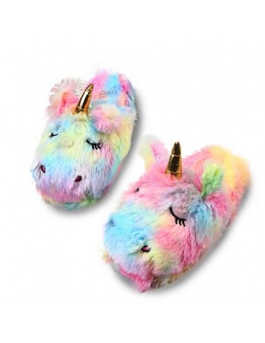 Weiche Einhorn Hausschuhe Multicolor 