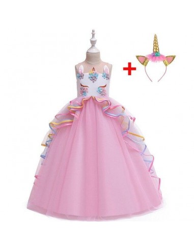 Rosa Prinzessin Einhorn Kleid 