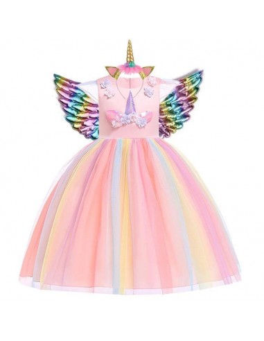 Buntes Einhorn Partykleid 