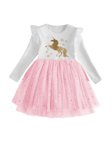 Goldenes Einhorn Kleid Mädchen 