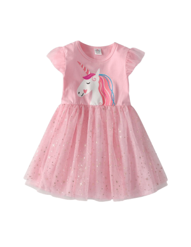 Kleid Mit Einhorn Motiv 