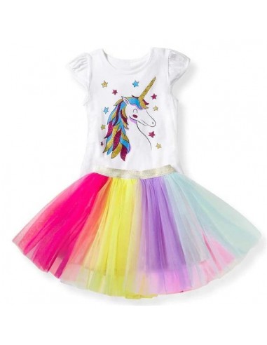 Einhorn Verkleidung Regenbogen Kleid 