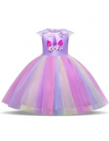 Prinzessin Einhorn Verkleidung Mädchen Kleid 