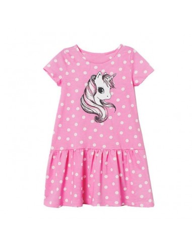 Mädchen Dot Einhorn Kleid 