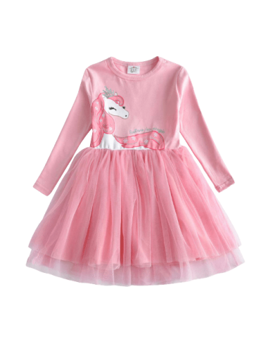 Rosa Licht Einhorn Kleid 