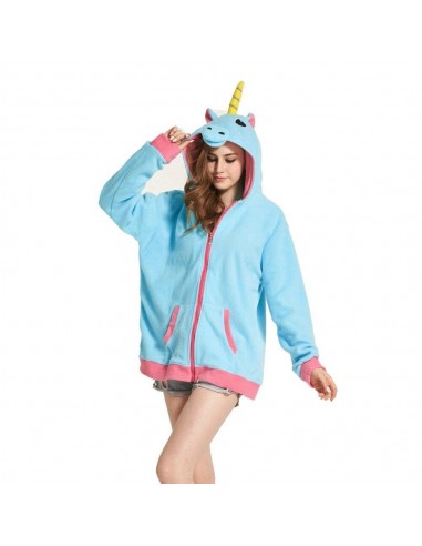 Blaues Einhorn Sweatshirt 