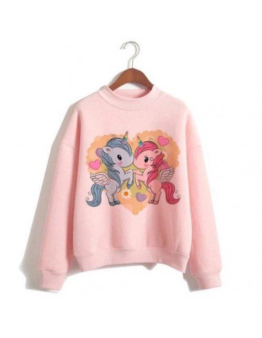 Einhorn Pullover Frau Rosa Liebe 