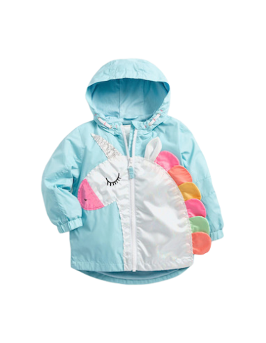 Kawaii Einhorn Kind Windbreaker Jacke 