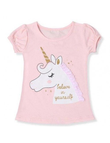 Goldenes Einhorn Kinder-T-Shirt 