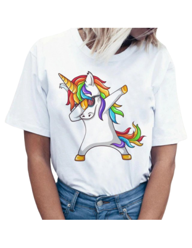 T-shirt Frau Einhorn Dab Funky 