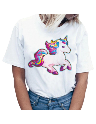 T-shirt Frau Einhorn Kawaii 