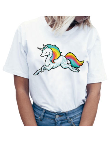 Schlafendes Einhorn Frau T-shirt 