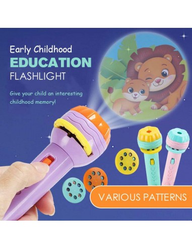 Lampe de Poche de Projection Éducative pour Enfants 