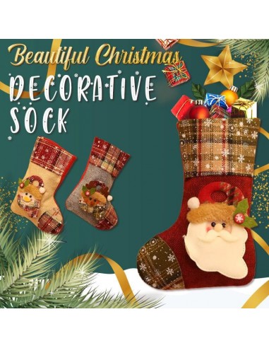 Belles Chaussettes Décoratives de Noël 