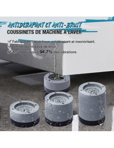 Coussinets de Machine à Laver Antidérapants 