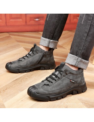 [Cadeau d'hiver] Sneakers masculins en cuir avec alimentation en fourrure synthétique 【Livraison gratuite】 